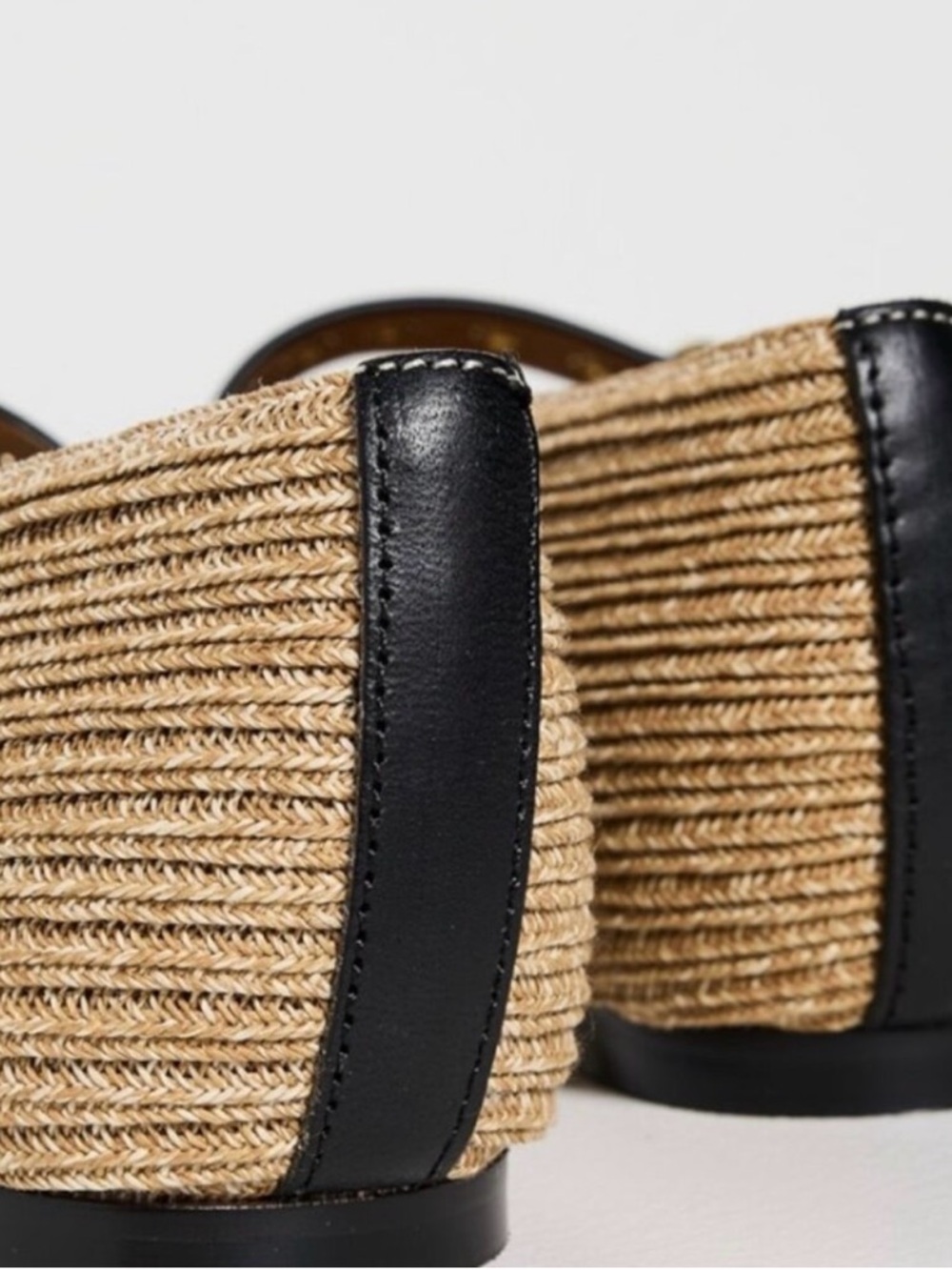Madewell The Remy Mary Jane Flat in straw - Picture 2 of 7